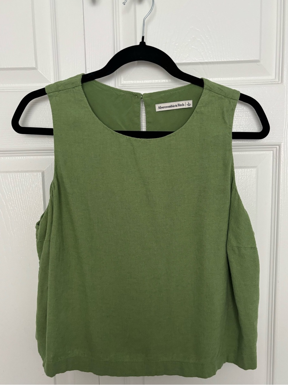 Abercrombie & Fitch Olive Green Sleeveless Tank Top